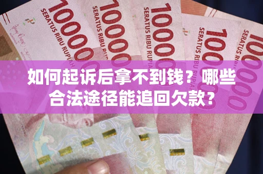 武汉如何起诉后拿不到钱？哪些合法途径能追回欠款？