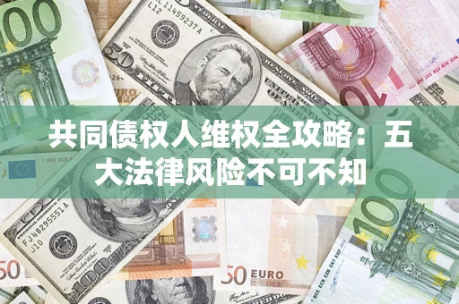 武汉共同债权人维权全攻略：五大法律风险不可不知