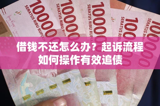 武汉借钱不还怎么办？起诉流程如何操作有效追债