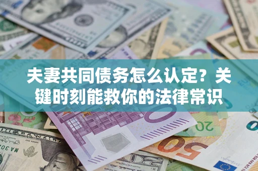 武汉夫妻共同债务怎么认定？关键时刻能救你的法律常识