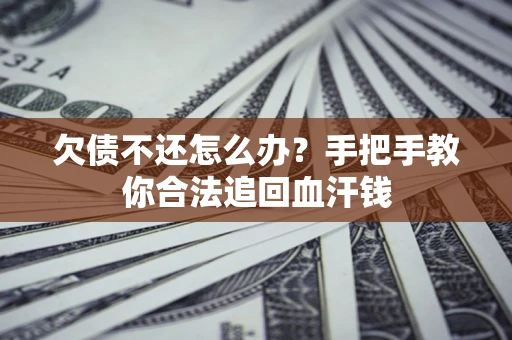 武汉欠债不还怎么办?手把手教你合法追回血汗钱 武汉欠债不还怎么办?手把手教你合法追回血汗钱
