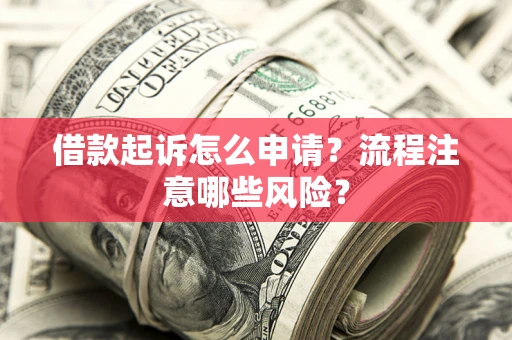 武汉借款起诉怎么申请？流程注意哪些风险？
