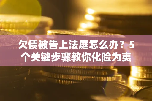 武汉欠债被告上法庭怎么办？5个关键步骤教你化险为夷