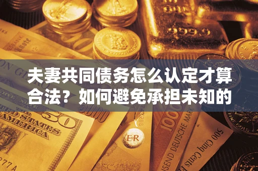 武汉夫妻共同债务怎么认定才算合法？如何避免承担未知的债务风险？