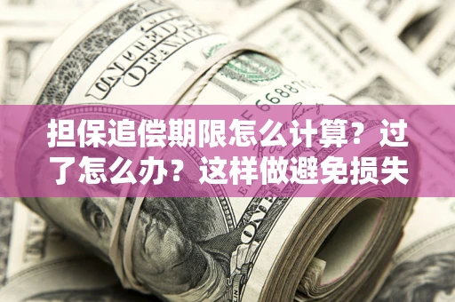 武汉担保追偿期限怎么计算？过了怎么办？这样做避免损失！
