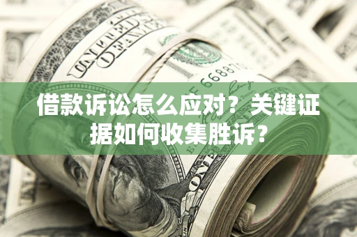 武汉借款诉讼怎么应对？关键证据如何收集胜诉？